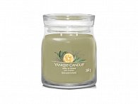 YANKEE CANDLE Sage & Citrus svíčka 368g / 2 knoty (Signature střední)