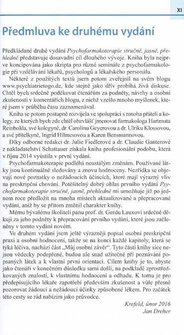 Náhled Psychofarmakoterapie stručně, jasně, přehledně