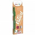 Popisovač Pentel Arts Touch Brush Sign Pen - Nature 4 ks, sada