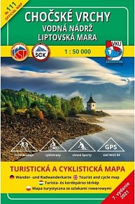 TM 111 Chočské vrchy - vodná nádrž Liptovská Mara 1: 50 000