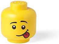 Úložný box LEGO hlava (velikost S) - silly