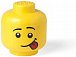 Úložný box LEGO hlava (velikost S) - silly