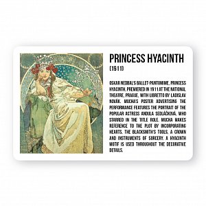 Magnet Alfons Mucha - Princezna