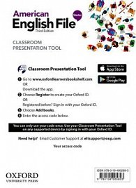 American English File Third Edition Level Starter: Classroom Presentation Tool (Access Code Card)