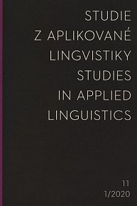 Studie z aplikované lingvistiky 1/2020