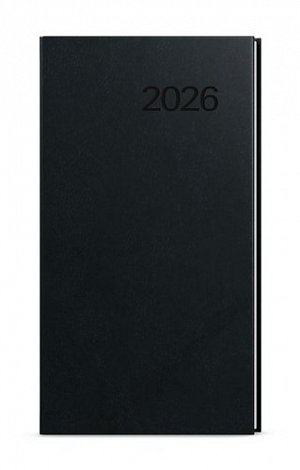 Týdenní diář 2026 Jakub Vivella kapesní černá