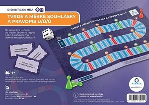 Tvrdé a měkké souhlásky a pravopis u/ú/ů: Desková didaktická hra