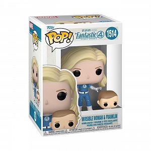 Funko POP Marvel: Fantastic Four: First Steps - Invisible Woman & Franklin #1514