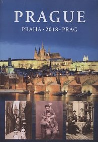 Kalendář nástěnný 2018 - Praha, 24,5 x 34 cm