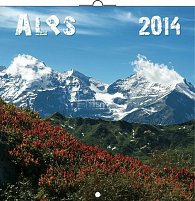 Kalendář 2014 - Alpy Jan Hocek - nástěnný poznámkový (ANG, NĚM, FRA, ITA, ŠPA, HOL)