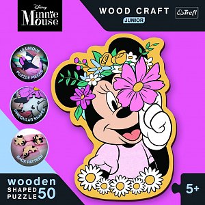 Puzzle Wood Craft Junior Ve světě Minnie