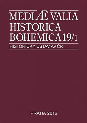Mediaevalia Historica Bohemica 19/1