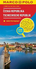 Česká republika 1:300T//mapa(ZoomSystem)MD