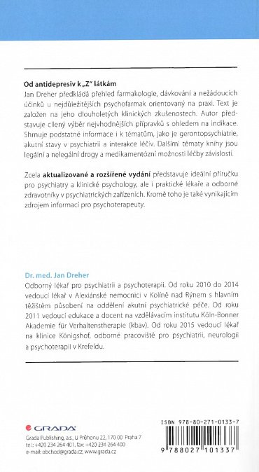 Náhled Psychofarmakoterapie stručně, jasně, přehledně