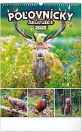 NOTIQUE Nástenný kalendár Poľovnícky 2025, 33 x 46 cm