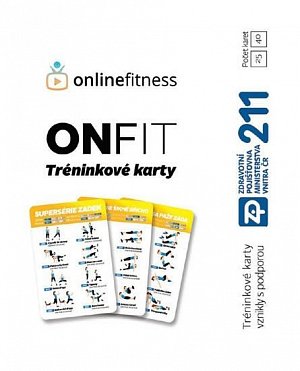 ONFIT Tréninkové karty - 25 karet