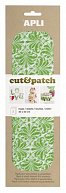 APLI Cut&Patch papír 30 x 50 cm - Zeleno-bílý motiv 3 ks
