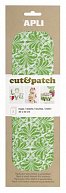 APLI Cut&Patch papír 30 x 50 cm - Zeleno-bílý motiv 3 ks