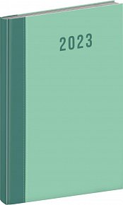 Diář 2023: Cambio - zelený, týdenní, 15 × 21 cm