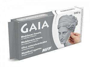 Modelovací hmota GAIA 500g šedá