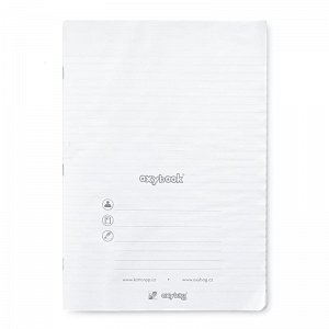 Náplň sešit A4 OXY book 40 listů, tisk 1/1 linky 8mm