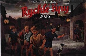 Kalendář 2026 Rychlé šípy - nástěnný