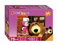 Puzzle mini 54 Máša a Medvěd - Ušní prohlídka
