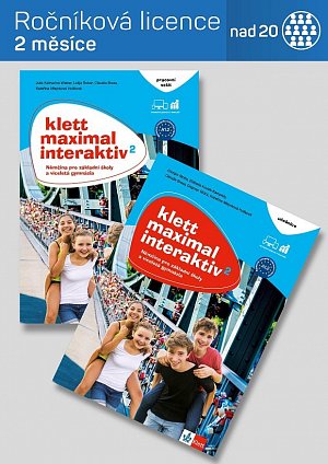 Klett Maximal int. 2 – digitální licence - uč. s ps – ročníková &gt;20 žáků (2 měsíce)