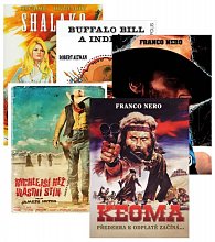 Westernová filmová kolekce 5DVD (Keoma + Buffalo Bill a indiáni + Shalako + Adios Django + Rychlejší než vlastní stín)