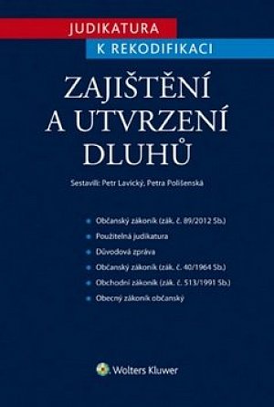 Judikatura k rekodifikaci - zajištění a