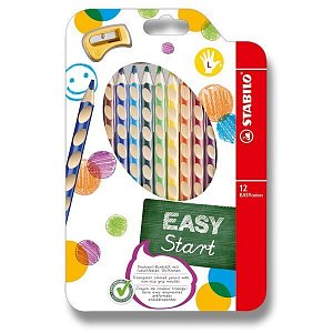 Pastelky STABILO EASYcolors Levák sada 12 ks