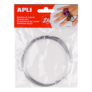 APLI modelovací drát, 1,5 mm x 5 m, stříbrný