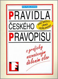 Pravidla českého pravopis s graficky naznačeným dělením slov - kapesní FIN