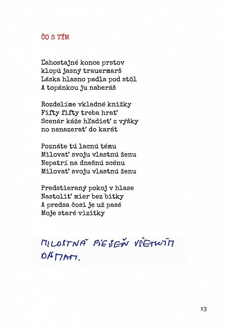 Náhled Texty (slovensky)