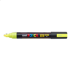 Posca popisovač PC-5M, 1,8 - 2,5 mm, fluo žlutá (F2)