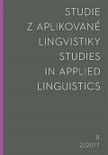 Studie z aplikované lingvistiky 2/2017