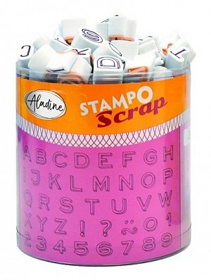 Razítka Stampo Scrap - tři abecedy