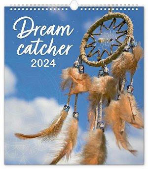 Nástěnný kalendář Lapač snů 2024, 30 × 34 cm DE
