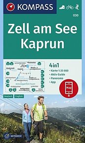 Zell am See, Kaprun 1:35 000 / turistická mapa KOMPASS 030