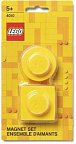 Magnetky LEGO set - žluté 2 ks