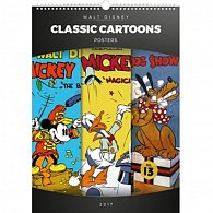 Kalendář nástěnný 2017 - Classic Cartoons/Plakáty