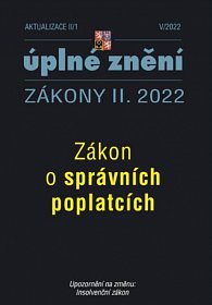 Aktualizace II/1 Zákon o správních poplatcích, Insolvenční zákon