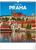 Kalendář 2026 nástěnný: Praha, 30 x 34 cm