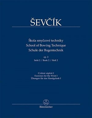 Škola smyčcové techniky op. 2, sešit 2 - Cvičení zápěstí I