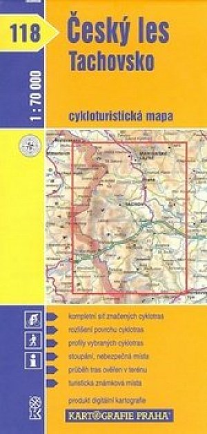 1: 70T(118)-Český les, Tachovsko (cyklomapa)