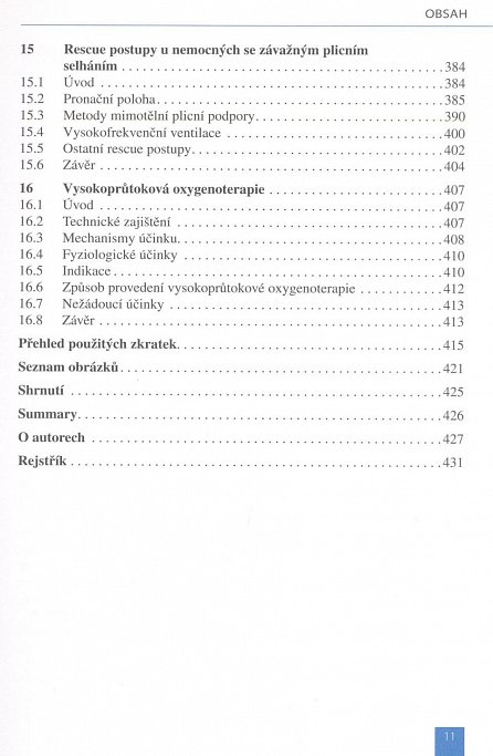 Náhled Základy umělé plicní ventilace, 4.  vydání