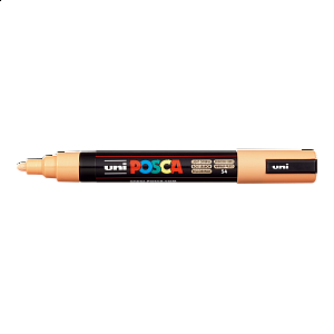 Posca popisovač PC-5M, 1,8 - 2,5 mm, světle oranžová (54)