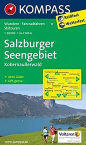 Salzburger Seengebiet, Kobernausserwald 1:50 000 / turistická mapa KOMPASS 17
