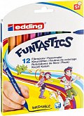 Edding Dětské fixy Funtastics 15, sada 12 barev pro větší děti