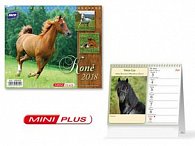 Koně mini 2018 - stolní kalendář